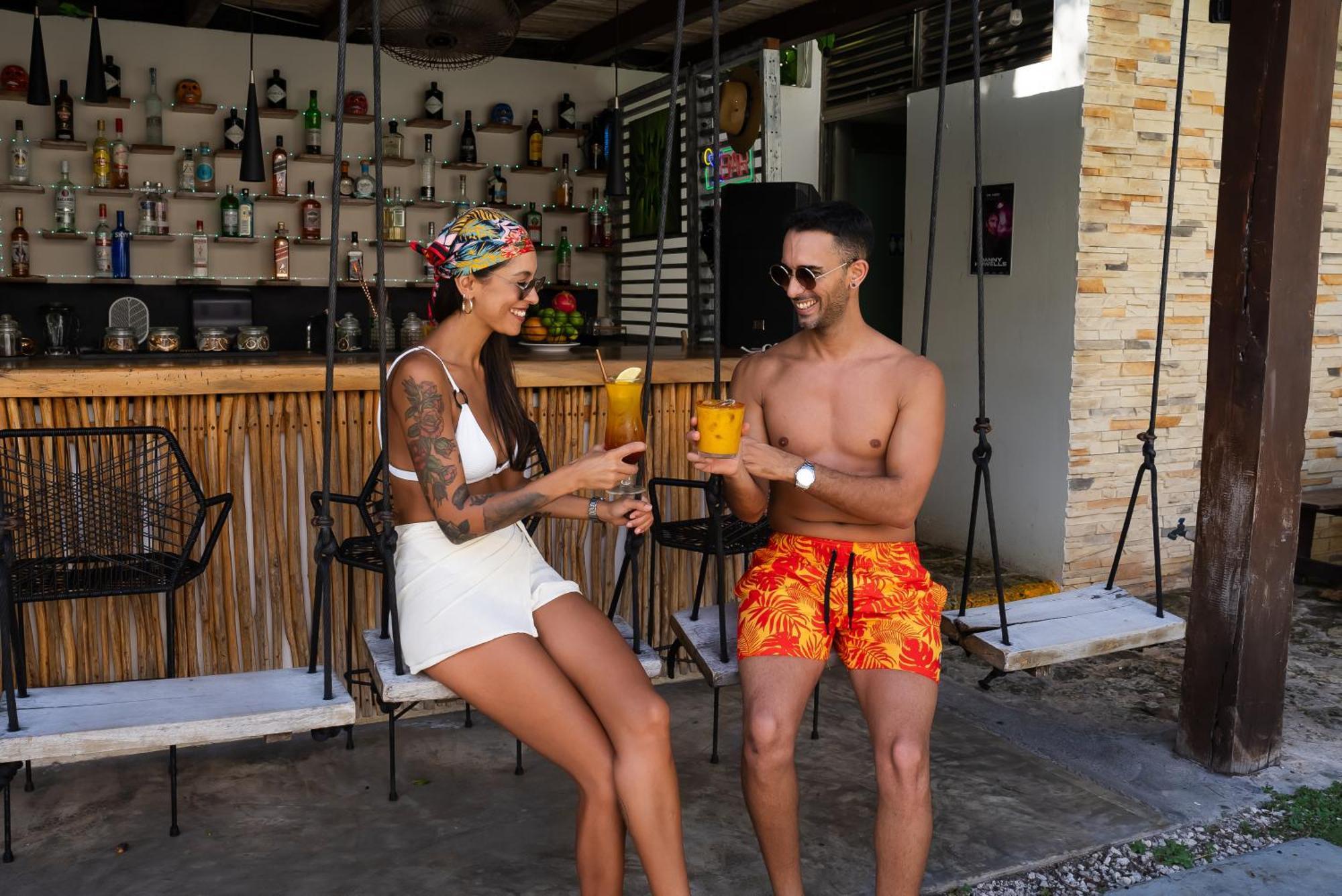 Sayab Hostel Playa del Carmen Bagian luar foto