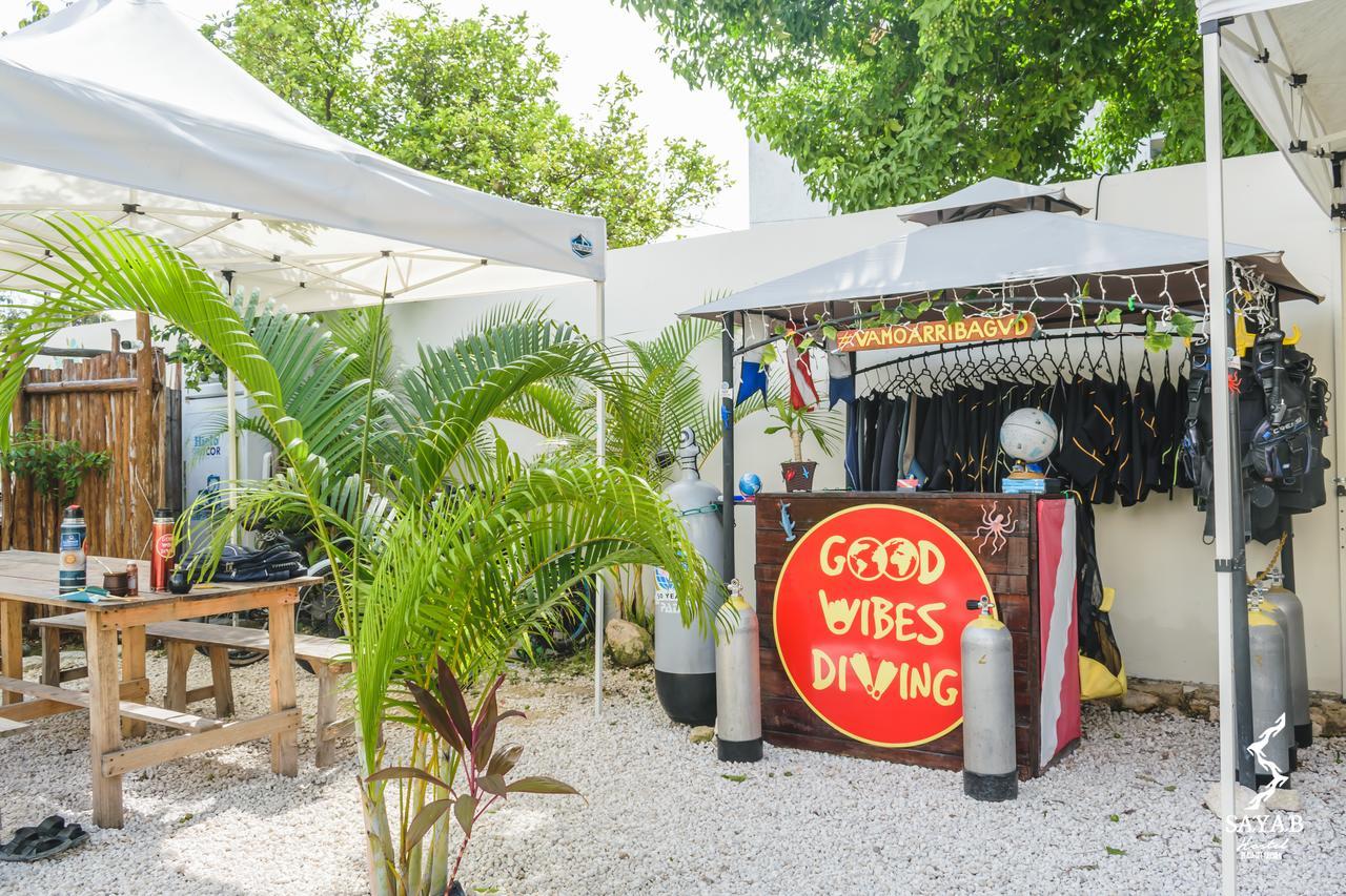 Sayab Hostel Playa del Carmen Bagian luar foto